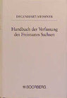 Buchcover Handbuch der Verfassung des Freistaates Sachsen