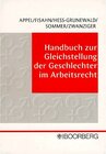 Buchcover Handbuch zur Gleichstellung der Geschlechter im Arbeitsrecht