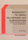 Buchcover Kompendium für Makler, Hausverwalter und Sachverständige