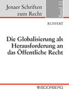 Buchcover Die Globalisierung als Herausforderung an das Öffentliche Recht