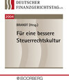 Buchcover Deutscher Finanzgerichtstag 2004