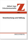 Buchcover Jahrbuch Junger Zivilrechtswissenschaftler / Verantwortung und Haftung