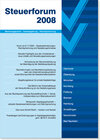 Buchcover Praxisfragen bei Einbringungen in Kapitalgesellschaften Steuerforum 2008