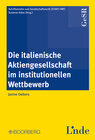 Buchcover Die italienische Aktiengesellschaft im institutionellen Wettbewerb