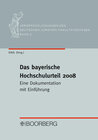 Buchcover Das bayerische Hochschulurteil 2008