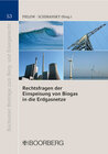 Buchcover Rechtsfragen der Einspeisung von Biogas in die Erdgasnetze