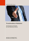 Buchcover Praxishandbuch Mediation