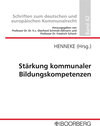 Buchcover Stärkung kommunaler Bildungskompetenzen