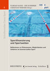 Buchcover Sportfinanzierung und Sportwetten