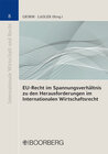 Buchcover EU-Recht im Spannungsverhältnis zu den Herausforderungen im Internationalen Wirtschaftsrecht