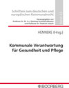 Buchcover Kommunale Verantwortung für Gesundheit und Pflege