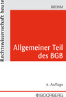 Buchcover Allgemeiner Teil des BGB