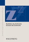 Buchcover Realitäten des Zivilrechts Grenzen des Zivilrechts