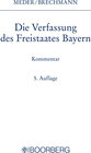 Buchcover Die Verfassung des Freistaates Bayern