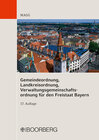 Buchcover Gemeindeordnung, Landkreisordnung, Verwaltungsgemeinschaftsordnung für den Freistaat Bayern