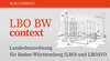 Buchcover Landesbauordnung für Baden-Württemberg (LBO) und LBOAVO context