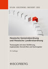 Buchcover Hessische Gemeindeordnung und Hessische Landkreisordnung