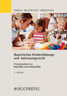 Buchcover Bayerisches Kinderbildungs- und -betreuungsrecht