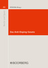 Buchcover Das Anti-Doping-Gesetz