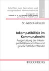 Buchcover Inkompatibilität im Kommunalrecht