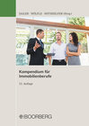 Buchcover Kompendium für Immobilienberufe