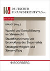 Buchcover 12. bis 14. Deutscher Finanzgerichtstag - 2015, 2016, 2017