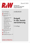 Buchcover Entgelt in der Sozialversicherung