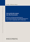 Buchcover Herausforderungen des Rechtsstaates