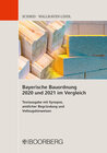 Buchcover Bayerische Bauordnung 2020 und 2021 im Vergleich