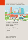 Buchcover Städtebaurecht 2023 BauGB - PlanSiG- BauNVO - PlanZV - WindBG