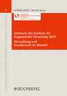 Buchcover Jahrbuch des Instituts für Angewandte Forschung 2023 - Verwaltung und Gesellschaft im Wandel