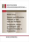 Buchcover Tagungsband 18. und 19. Deutscher Finanzgerichtstag 2022/2023