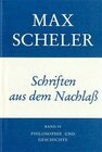 Buchcover Gesammelte Werke / Philosophie und Geschichte