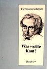 Buchcover Was wollte Kant?