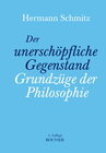 Buchcover Der unerschöpfliche Gegenstand