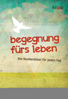Buchcover Begegnung fürs Leben, Motiv "Taube diamant"