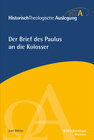 Buchcover Der Brief des Paulus an die Kolosser