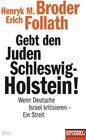 Buchcover Gebt den Juden Schleswig-Holstein!