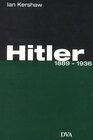 Buchcover Hitler, Band 1: 1889 - 1936