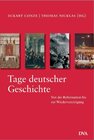 Buchcover Tage deutscher Geschichte