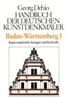 Buchcover Dehio - Handbuch der deutschen Kunstdenkmäler / Baden-Württemberg Bd. 1