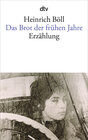 Buchcover Das Brot der frühen Jahre