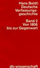 Buchcover Deutsche Verfassungsgeschichte. Politische Strukturen und ihr Wandel
