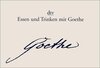 Buchcover Buch und Wein im Geschenkkarton Essen und Trinken mit Goethe