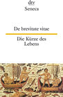 Buchcover De brevitate vitae Die Kürze des Lebens