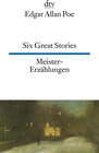 Buchcover Six Great Stories Meister-Erzählungen