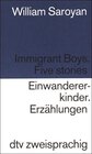 Buchcover Immigrant Boys /Einwandererkinder