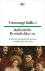 Buchcover Personaggi italiani Italienische Persönlichkeiten