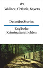 Buchcover Detective Stories Englische Kriminalgeschichten