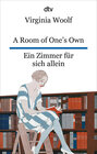 Buchcover A Room of One's Own Ein Zimmer für sich allein